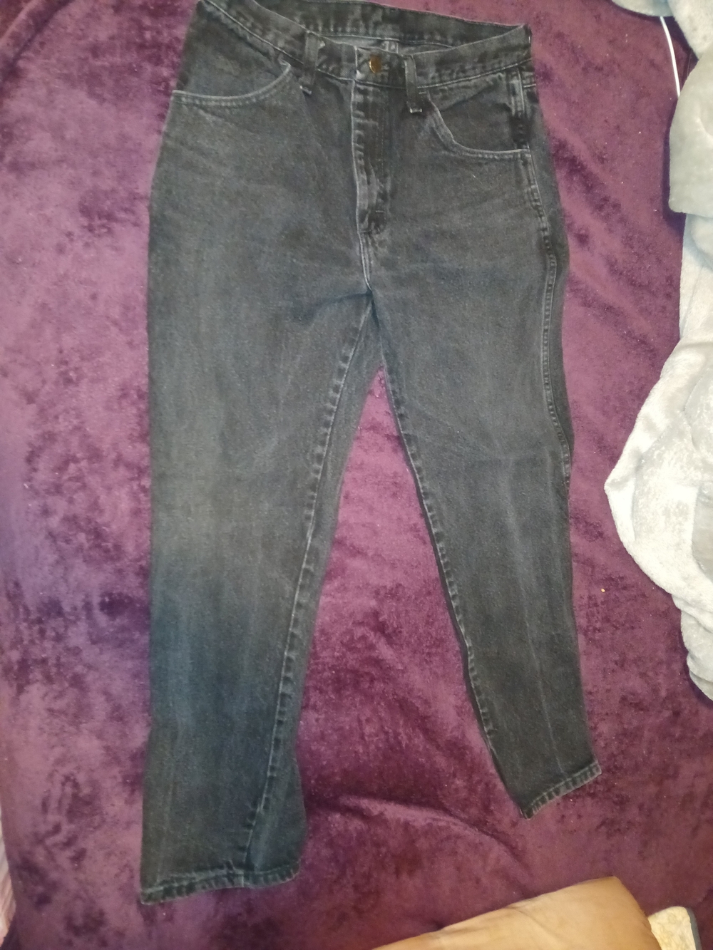 Rustler Dark Wash High-Rise Straight Jeans